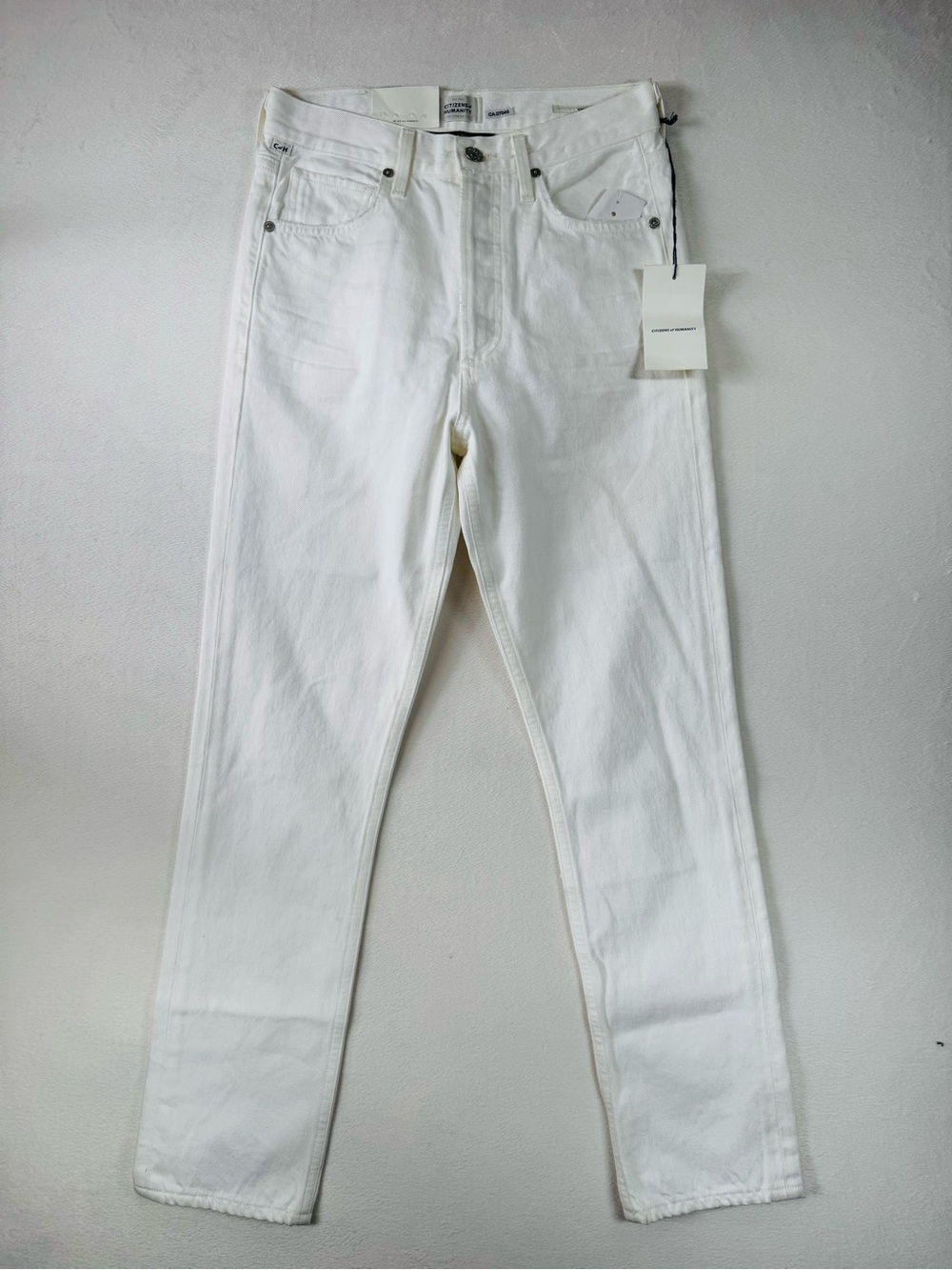 Citizens Of Humanity Charlotte White High Rise Straight Leg Women's Jeans Sz 24
